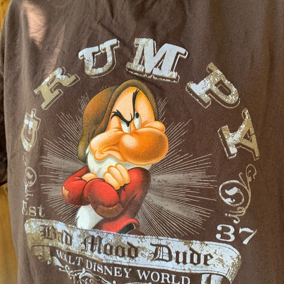 Vintage Disney "Grumpy" unisex T-shirt size Large. - Picture 2 of 6